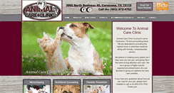 Desktop Screenshot of animalcareclinic.info