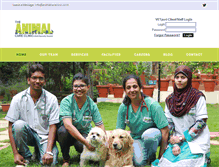Tablet Screenshot of animalcareclinic.co.in