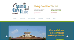 Desktop Screenshot of animalcareclinic.com